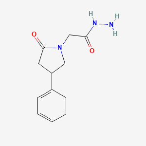 Phenylpiracetam Hydrazide – 2D molecular structure