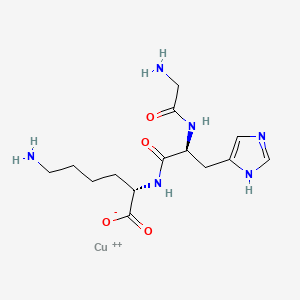GHK-Cu – 2D molecular structure